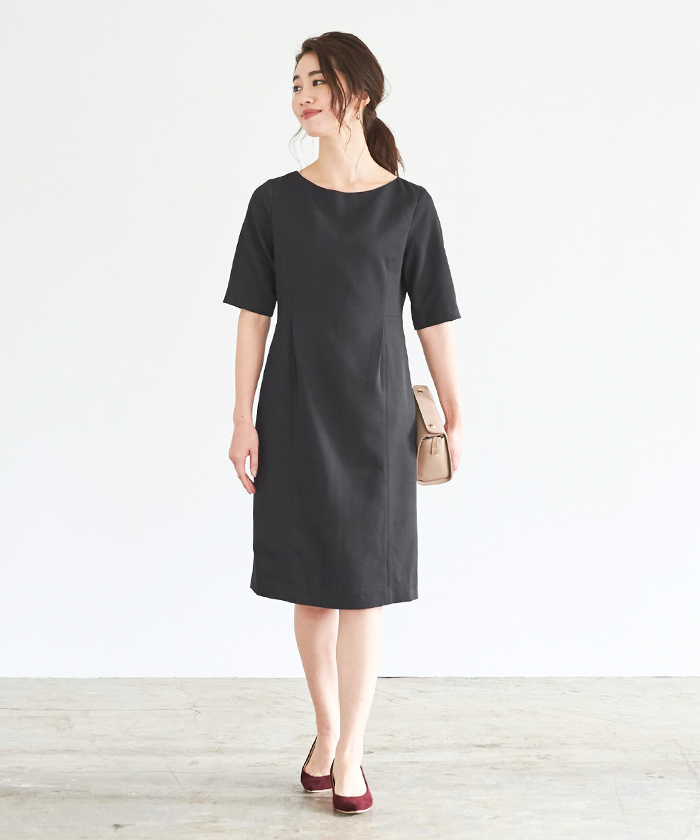 セミタイトワンピース メール便可 100 通販 30代 40代のオフィスカジュアル レディースファッション通販 Ur S ユアーズ 公式通販サイト