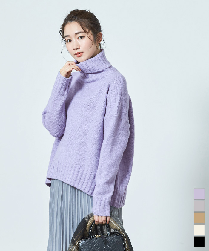 ふんわりタッチタートルニット レディースブランド Ur S ユアーズ 公式通販 オフィスカジュアル トレンドファッションを提案