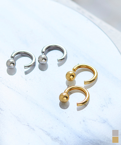 ブロークンフープピアス【メール便可/5】