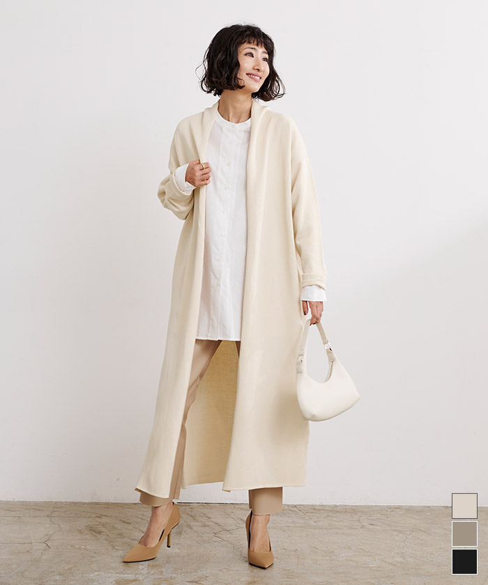 ショールカラーニットカーディガン通販 30代 40代のオフィスカジュアル レディースファッション通販 Ur S ユアーズ 公式通販サイト