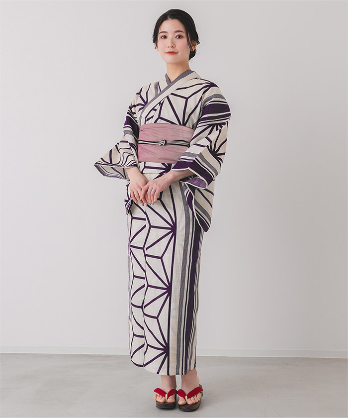 麻の葉古典柄 綿麻浴衣 | ur's（ユアーズ）