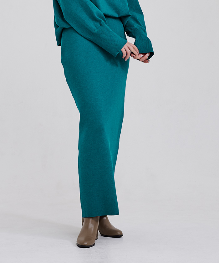 コットンウールブレンドリブシガレットスカート｜レディースブランド ur's(ユアーズ)公式通販｜オフィスカジュアル・トレンドファッションを提案