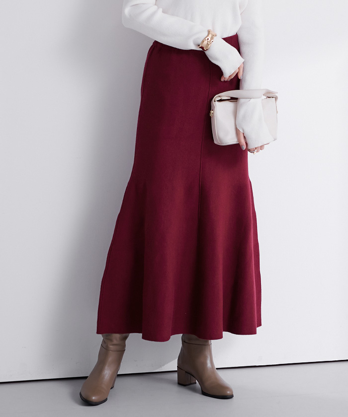 センターピンタックニットマーメイドスカート｜レディースブランド ur's(ユアーズ)公式通販｜オフィスカジュアル・トレンドファッションを提案
