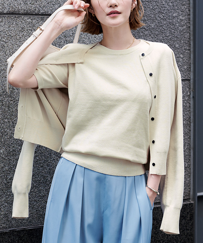 Blumarine 定価11.5万 ブルマリン ハーフスリーブ ニット