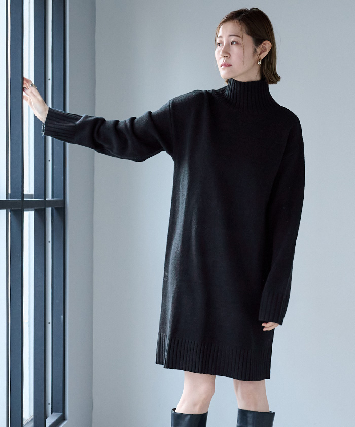 ハイネックミディニットワンピース | ur's（ユアーズ）