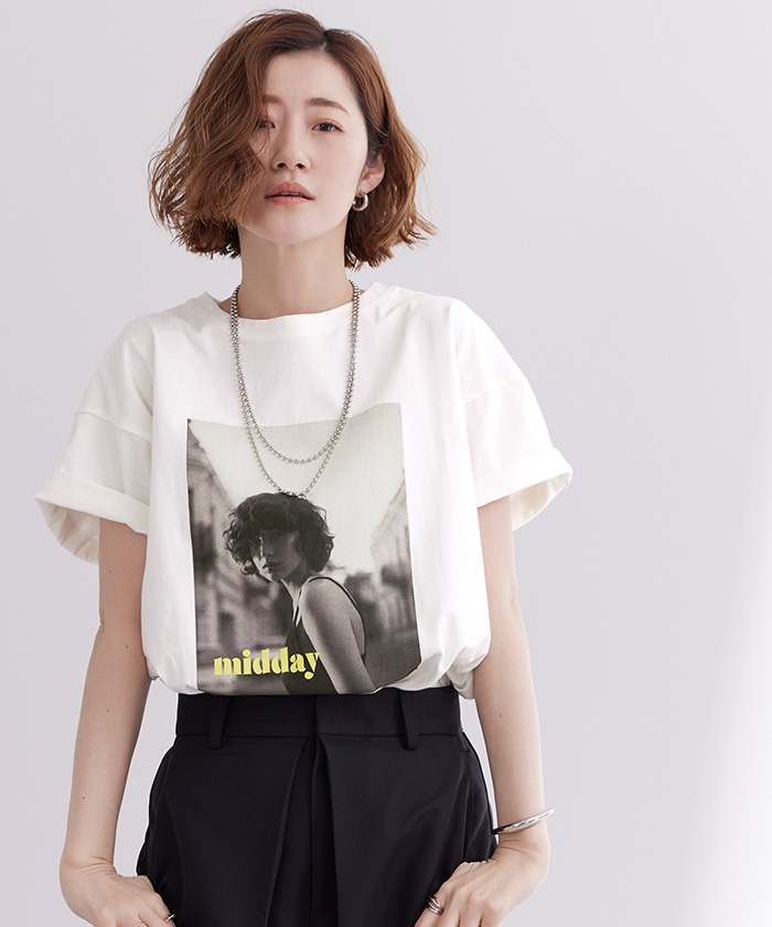 USU GALLERY オーバーサイズTシャツ ホワイト USU GALLERY オーバーサイズTシャツ ホワイト
