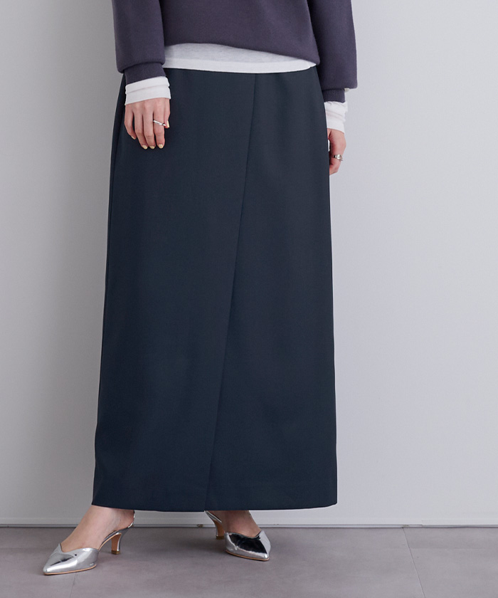 ラップデザインIラインスカート | ur's（ユアーズ）