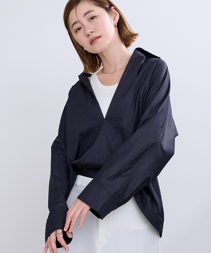 SPONGE SWEAT X NYLON TWILL HOODIE for Women - Sacai | Biffi