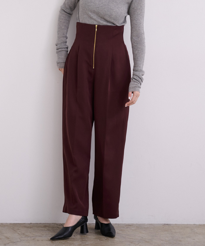 フラップ付ワイドパンツ NO ID. パンツ フラップZIPワイドパンツ メンズ : ZOZOTOWN