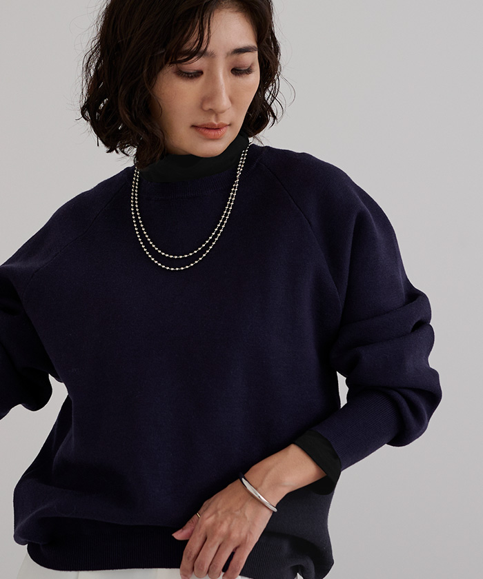 ボトルネックラウンドヘムプルオーバー | ur's（ユアーズ）