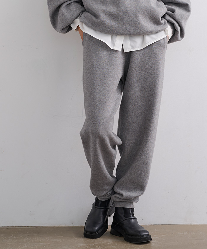 スウェットライクニットジョガーパンツ | ur's（ユアーズ）
