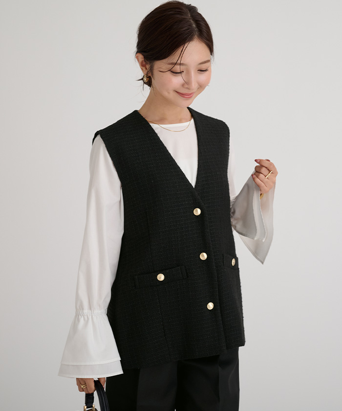 ツイードジレベスト | ur's（ユアーズ）