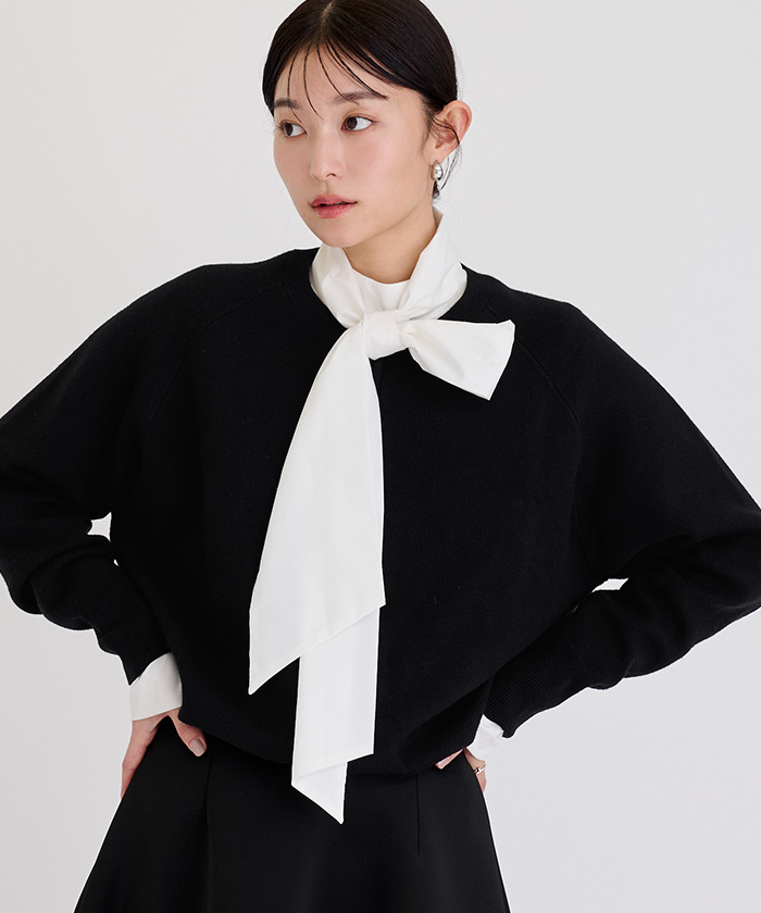 スウェットライクZIPニットカーディガン | ur's（ユアーズ）