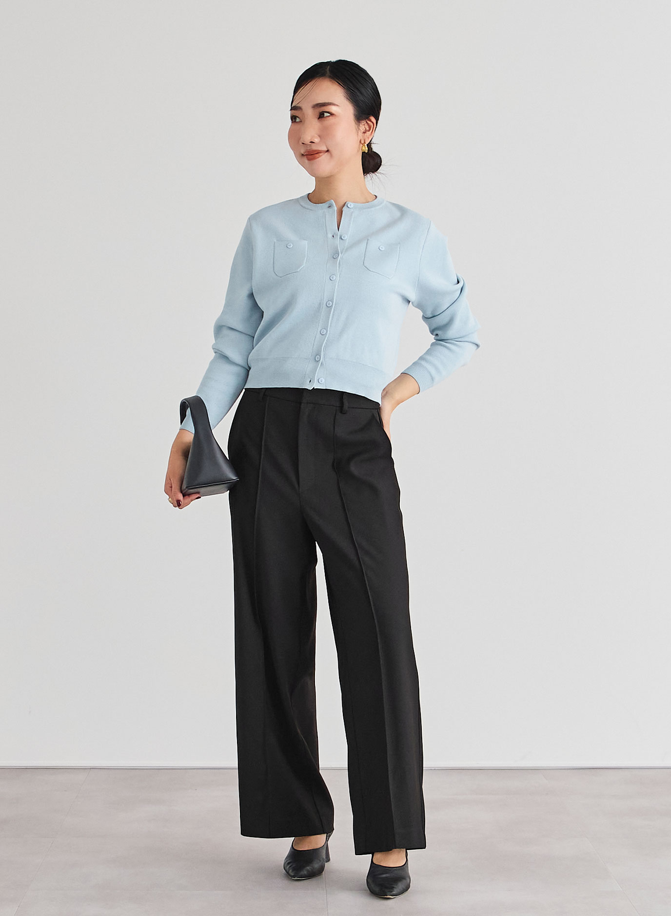 オフィスでの着こなし1